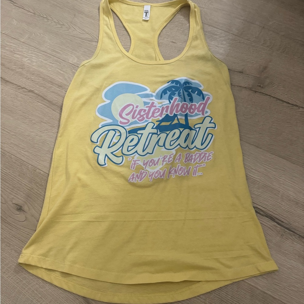 yellow senior elite worlds tank top